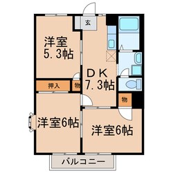 グリーンハイツ野菊の物件間取画像